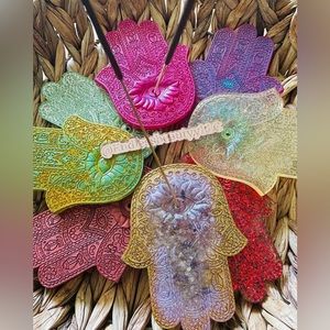 Hamsa incense holder